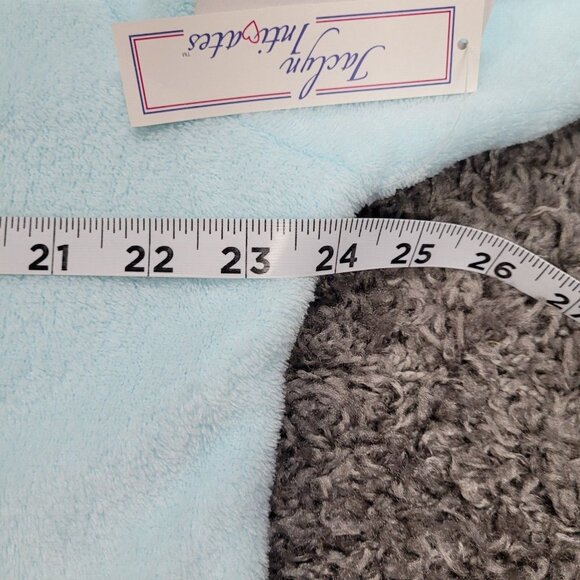 New Jaclyn Intimates Size 2X Piece Plush Blue Fleece Pajama Set Super Soft! - Picture 7 of 11